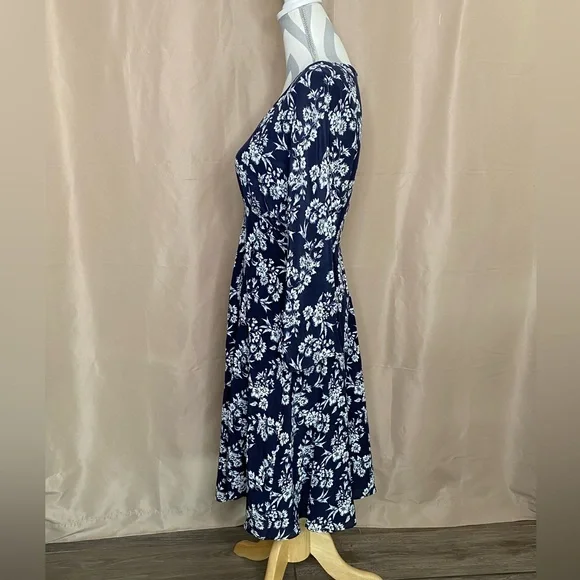 MaxMara Studio Floral Long Sleeve Dress - Picture 7 of 9